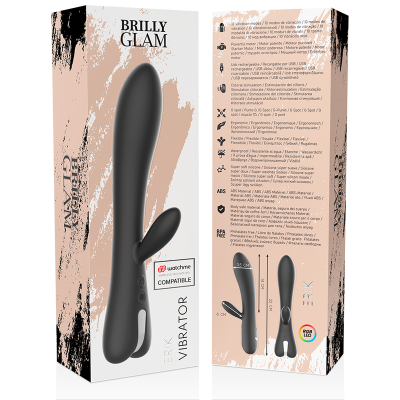 BRILLY GLAM - VIBRADOR  ERIK COMPATÍVEL COM A TECNOLOGIA WATCHME WIRELESS - D-230983 - Dona Pimenta