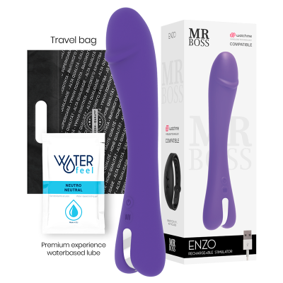 MR BOSS - ENZO VIBRADOR WATCHME TECNOLOGIA SEM FIO COMPATÍVEL - D-230990 - Dona Pimenta