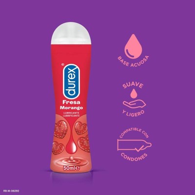 DUREX - JOGO MORANGO 50 ML - D63-194249 - Dona Pimenta