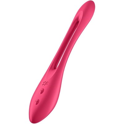 SATISFYER ELASTIC JOY MULTI VIBRADOR - ROJO - D-231019 - Dona Pimenta