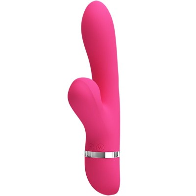 VIBRADOR DE COELHO DE SUCÇÃO DE SALGUEIRO PRETTY LOVE - D-231045 - Dona Pimenta