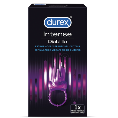 DUREX - ANEL PARA PÉNIS VIBRANTE INTENSO DIABLILLO - D-231056 - Dona Pimenta