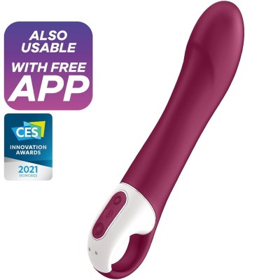 SATISFYER BIG HEAT VIBRADOR PUNTO G - D-231085 - Dona Pimenta