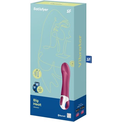 SATISFYER BIG HEAT VIBRADOR PUNTO G - D-231085 - Dona Pimenta