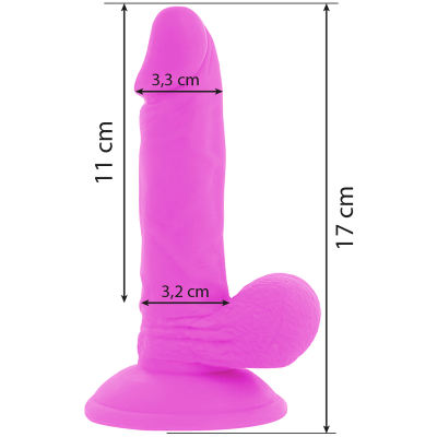 DIVERSIA - FLEXÍVEL VIBRATÓRIO 17 CM - ROXO - D-231114 - Dona Pimenta