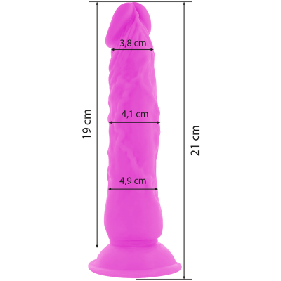 DIVERSIA - FLEXÍVEL VIBRAÇÃO VIBRANTE 21 CM - ROXO - D-231117 - Dona Pimenta