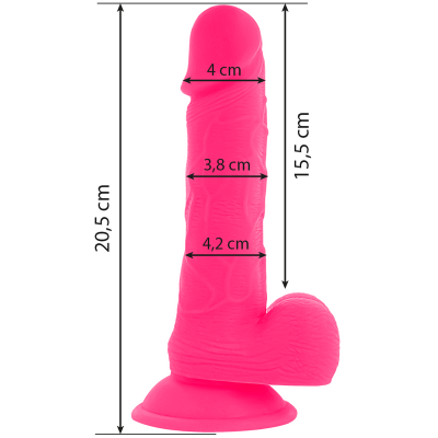 DIVERSIA - VIBRAÇÃO FLEXÍVEL DIVERSIA 20,5 CM - ROSA - D-231122 - Dona Pimenta