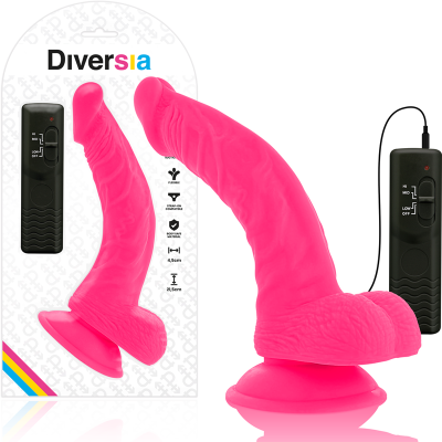 DIVERSIA - VIBRAÇÃO FLEXÍVEL DIVERSIA 21,5 CM - ROXO - D-231125 - Dona Pimenta