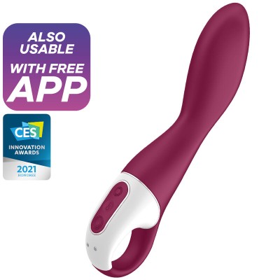 VIBRADOR SATISFYER DE EMOÇÃO AQUECIDA G-SPOT - D-231309 - Dona Pimenta