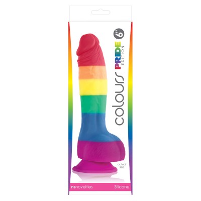 ORGULHO - BANDEIRA LGBT DILDO 15 CM - D-231759 - Dona Pimenta