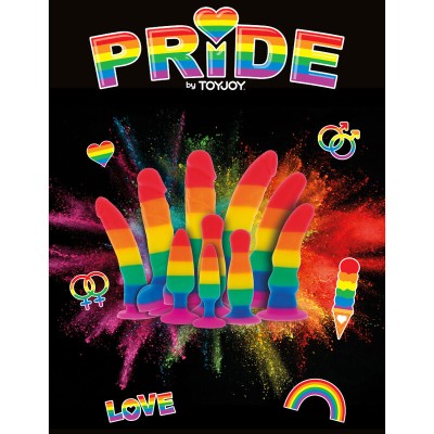 PRIDE - PLUG BANDEIRA LGBT FUN STUFER 8,5 CM - D-231765 - Dona Pimenta