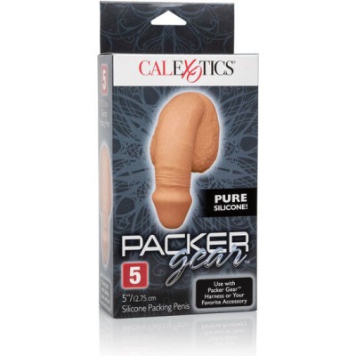 CALEX SILICONE PACKING PENIS 12.75CM CARAMEL - D-223927 - Dona Pimenta