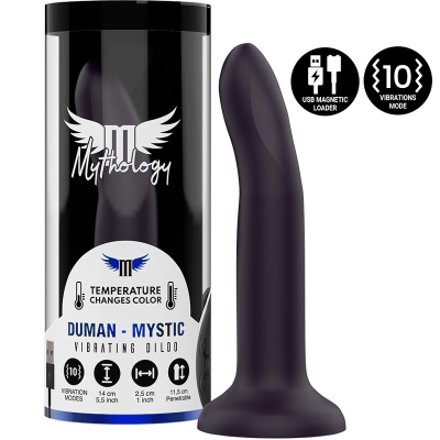 MYTHOLOGY DUMAN MYSTIC DILDO S - VIBRADOR WATCHME TECNOLOGIA SEM FIO COMPATÍVEL - D-231920 - Dona Pimenta