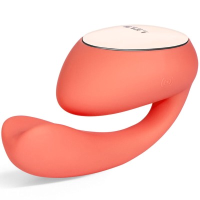 LELO IDA WAVE MASSAGEIRO PARA CASAIS CORAL VERMELHO - D-232090 - Dona Pimenta