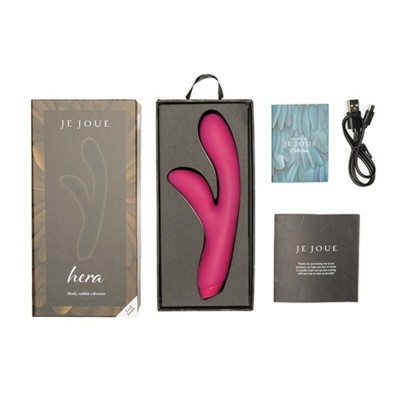 VIBRADOR DE COELHO JE JOUE HERA - FÚCSIA - D-232092 - Dona Pimenta