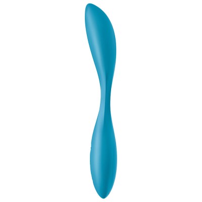 SATISFYER G-SPOT FLEX 1 MULTI VIBRADOR - AZUL - D-232138 - Dona Pimenta