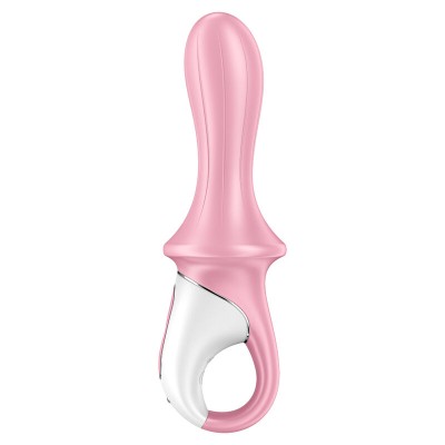 SATISFYER AIR PUMP BOOTY 5+ VIBRADOR ANAL INFLÁVEL - ROSA - D-232169 - Dona Pimenta