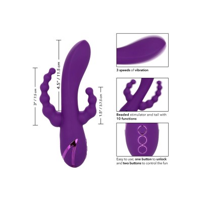 CALEX LONG BEACH BOOTYLICIOUS ROXO - D-232201 - Dona Pimenta