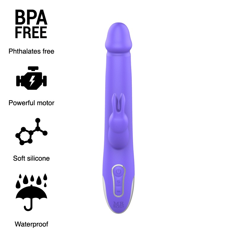 MR BOSS- VIBRADOR E ROTADOR ARTURO COMPATÍVEL COM A TECNOLOGIA WATCHME WIRELESS - D-232440 - Dona Pimenta