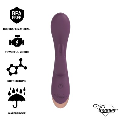 TREASURE LAURENCE RABBIT VIBRATOR WATCHME WIRELESS TECHNOLOGY COMPATÍVEL - D-232457 - Dona Pimenta