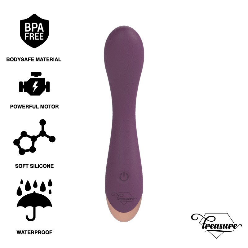 TREASURE HANSEL G-SPOT VIBRATOR WATCHME WIRELESS TECHNOLOGY COMPATÍVEL - D-232458 - Dona Pimenta