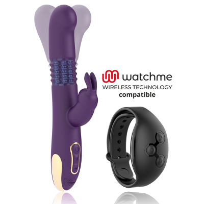 TESOURO BASTIAN COELHO PARA CIMA E PARA BAIXO, ROTADOR E VIBRADOR COMPATÍVEL COM A TECNOLOGIA WATCHME WIRELESS - D-232459 - Dona