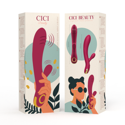 CICI BEAUTY- PREMIUM SILICONE COELHO VIBRADOR - D-232462 - Dona Pimenta