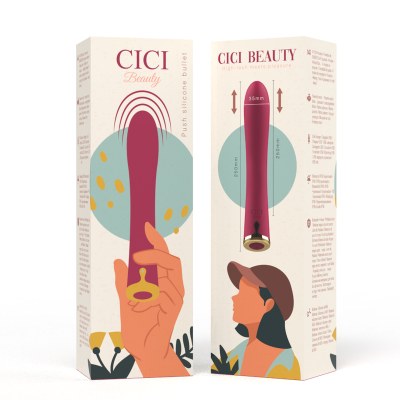 CICI BEAUTY- PREMIUM SILICONE PUSH BULLET - D-232465 - Dona Pimenta