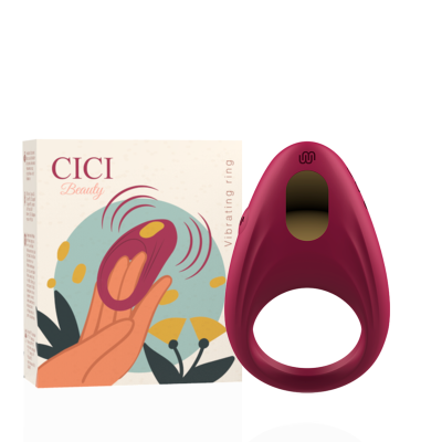 CICI BEAUTY- ANEL VIBRANTE DE SILICONE PREMIUM - D-232467 - Dona Pimenta