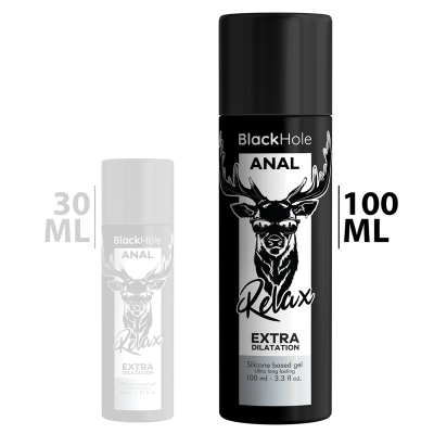 BLACK HOLE - GEL BASE DE SILICONE DILATAÇÃO ANAL 100 ML - D-234892 - Dona Pimenta