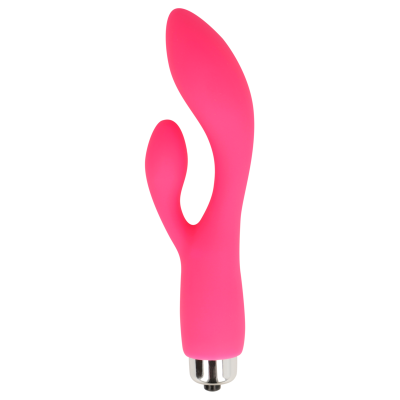 VIBRADOR DE COELHO OHMAMA 12,5 CM - ROSA - D-232950 - Dona Pimenta