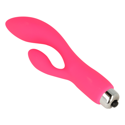 VIBRADOR DE COELHO OHMAMA 12,5 CM - ROSA - D-232950 - Dona Pimenta