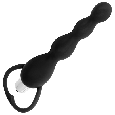 OHMAMA VIBRATING BUTT PLUG - BLACK - D-232966 - Dona Pimenta