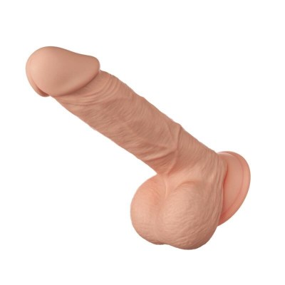 BELO ENCONTRO BAHAMUT DILDO REALÍSTICO E FLEXÍVEL 21,8 CM - CARNE - D-233021 - Dona Pimenta