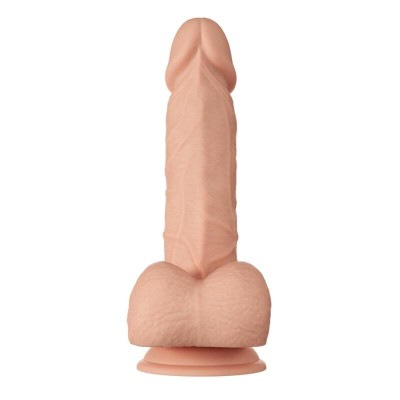 BELO ENCONTRO BAHAMUT DILDO REALÍSTICO E FLEXÍVEL 21,8 CM - CARNE - D-233021 - Dona Pimenta