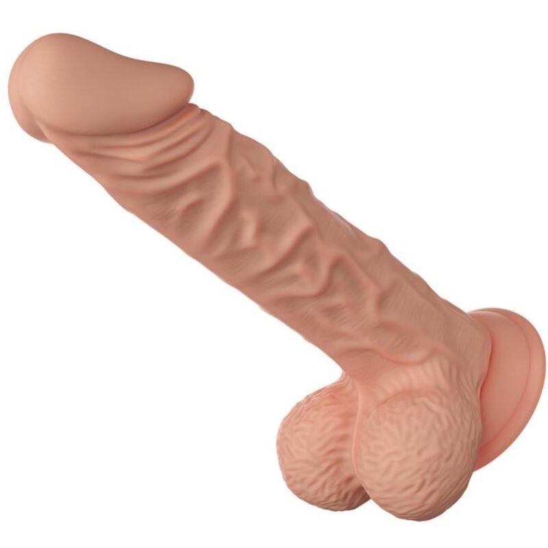 BELO ENCONTRO BURAQUE REALÍSTICO E FLEXÍVEL DILDO 24 CM - CARNE - D-233022 - Dona Pimenta