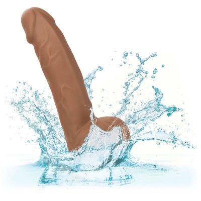 CALIFÓRNIA EXOTICS SILICONE 15,24 CM MARROM - D-233054 - Dona Pimenta