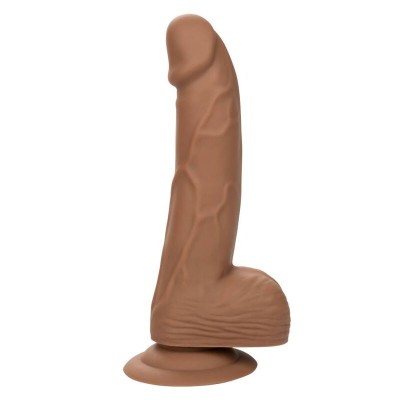 CALIFÓRNIA EXOTICS SILICONE 15,24 CM MARROM - D-233054 - Dona Pimenta