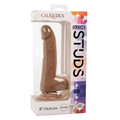 CALIFÓRNIA EXOTICS SILICONE 15,24 CM MARROM - D-233054 - Dona Pimenta