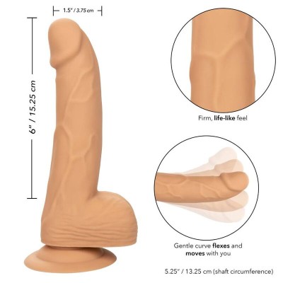 CALIFÓRNIA EXOTICS SILICONE STUDS 15,24 CM SKIN - D-233055 - Dona Pimenta