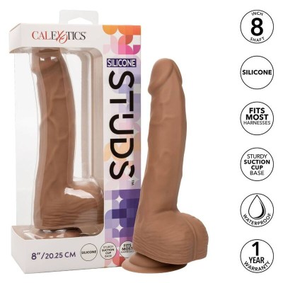 CALIFÓRNIA EXOTICS SILICONE STUDS 20,32 CM MARROM - D-233056 - Dona Pimenta