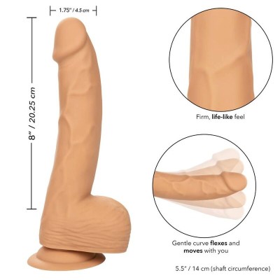 CALIFÓRNIA EXOTICS SILICONE STUDS 20,32 CM SKIN - D-233057 - Dona Pimenta