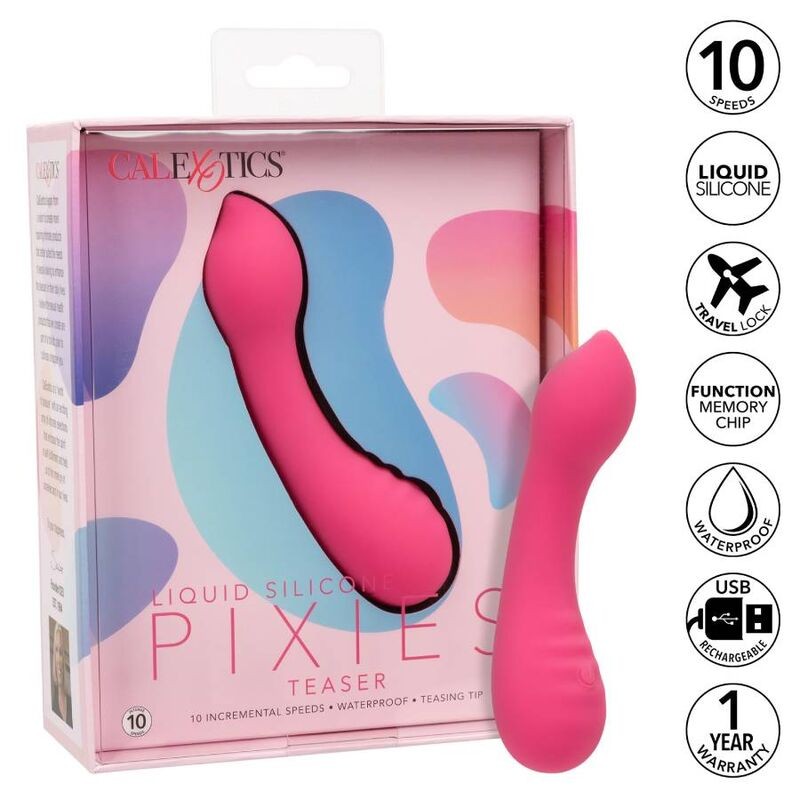 CALIFÓRNIA EXOTICS PIXIES TEASER ROSA - D-233058 - Dona Pimenta