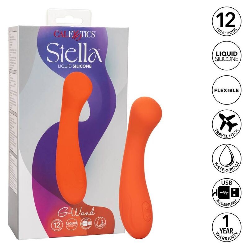 CALIFORNIA EXOTICS STELLA G-WAND LARANJA - D-233082 - Dona Pimenta