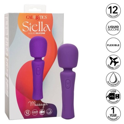 CALIFÓRNIA EXOTICS STELLA MASSAGER VIOLET - D-233083 - Dona Pimenta