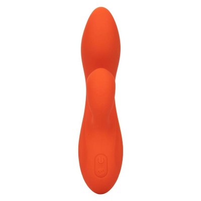 CALIFORNIA EXOTICS STELLA DUAL TEASER LARANJA - D-233084 - Dona Pimenta