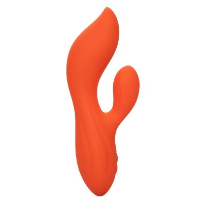 CALIFORNIA EXOTICS STELLA DUAL TEASER LARANJA - D-233084 - Dona Pimenta