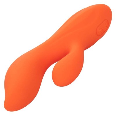 CALIFORNIA EXOTICS STELLA DUAL TEASER LARANJA - D-233084 - Dona Pimenta