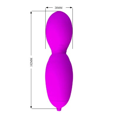 PRETTY LOVE - VEGA ROTATION AND VIBRATION MASSAGER WITH 12 FUNCTIONS FUCHSIA - D-233392 - Dona Pimenta