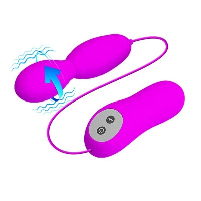 PRETTY LOVE - VEGA ROTATION AND VIBRATION MASSAGER WITH 12 FUNCTIONS FUCHSIA - D-233392 - Dona Pimenta